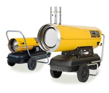 Nagrzewnice olejowe z kominem i bez